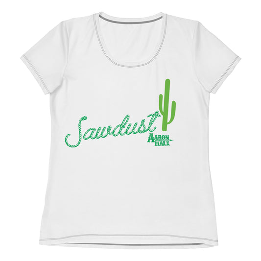 Sawdust All-Over Print Women's Athletic T-shirt