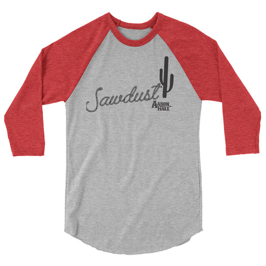 Sawdust 3/4 sleeve raglan shirt